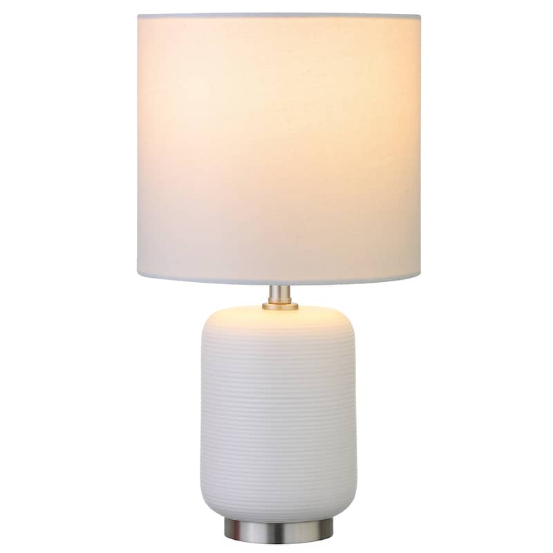 Lambert 15" Tall Ceramic Table Lamp with Fabric Shade