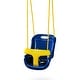 preview thumbnail 1 of 12, Swing-N-Slide High-Back Infant Swing with Rope and Seatbelt Blue