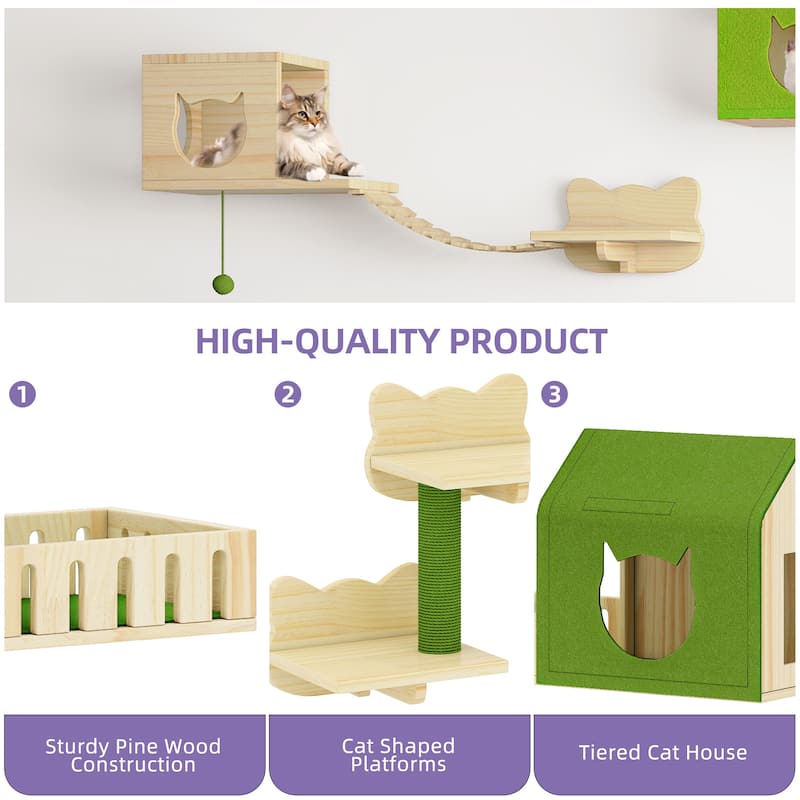 Cat Wall Shelves and Perches