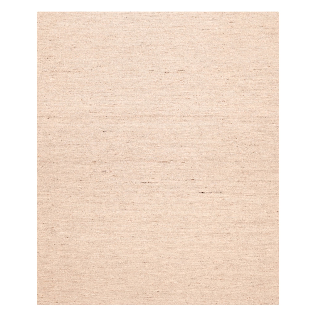ECARPETGALLERY Flat-Weave Nevada Beige Wool Kilim - 8'0 x 9'10