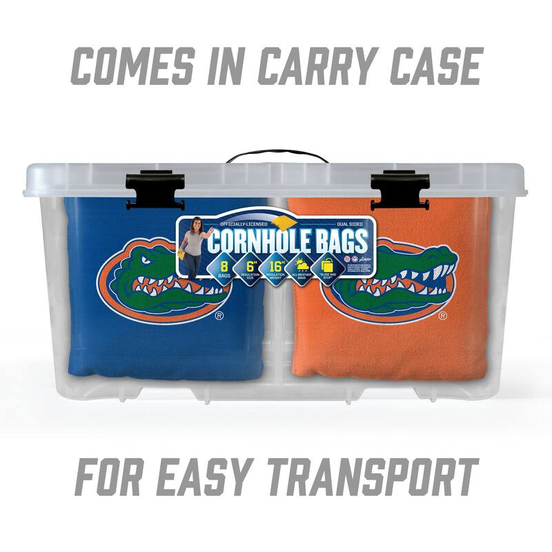 Florida Gators NCAA Dual Sided Pro Stop & Slide Cornhole Bags