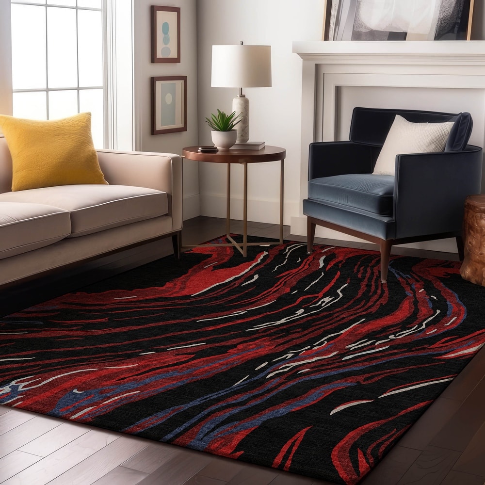 Premium Washable Super Soft Abstract Contemporary Mayfield Rug
