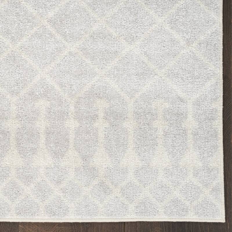 Power Loomed Geometric Modern Low Pile Area Rug - 72' X '24' X '0.25