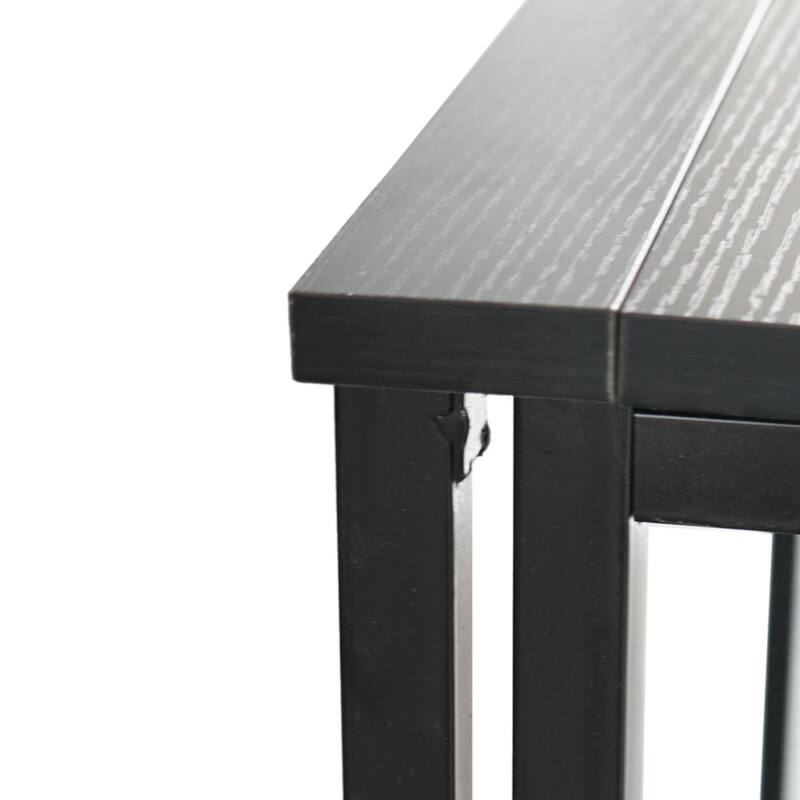 29.3" Simple Collapsible Computer Desk Black