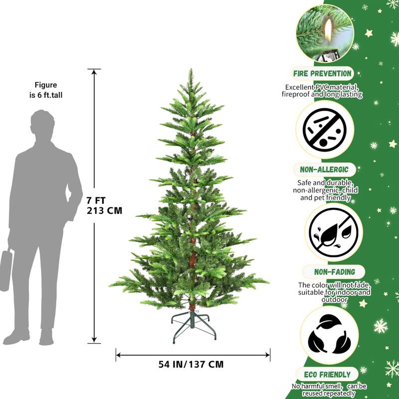 PE&PVC Christmas Tree (with Lights)