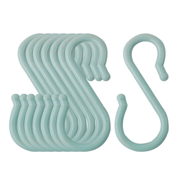 S Hook Plastic Hanging for Closet Kitchen Bathroom Utensils Coat Towel Hangers
