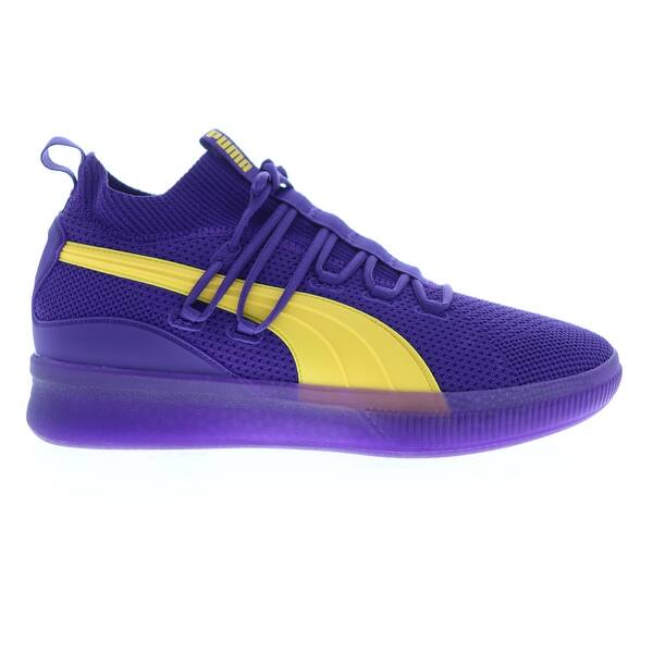 Shop Puma Clyde Court Gw Prism Violet Mens Athletic Basketball Shoes Overstock 30403407