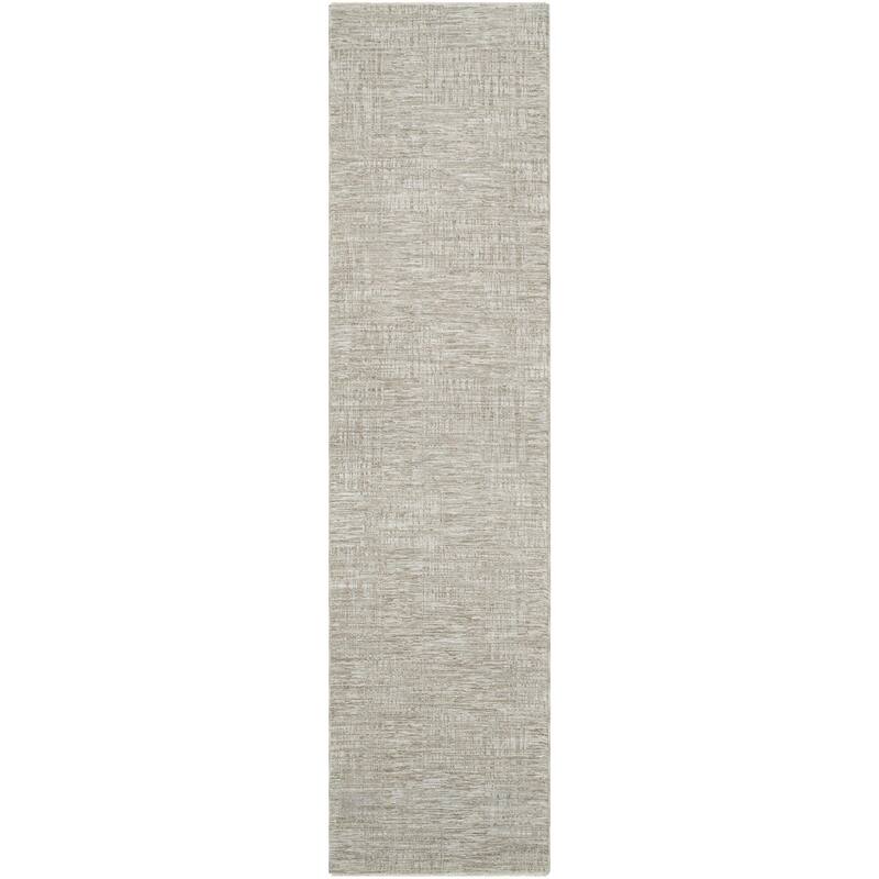 Livabliss Masterpiece Modern & Contemporary Area Rug - Light Gray/Medium Gray/Cream - 2' 7" x 7' 3"