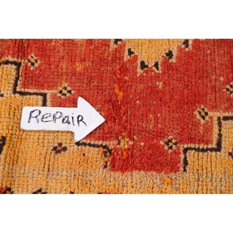 Stunning Tribal Moroccan Oriental Area Rug Wool Hand-knotted - 5'5" x 11'5"