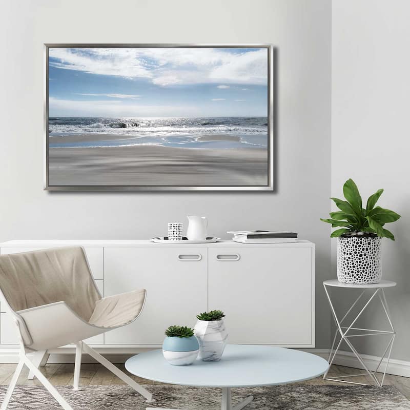 "Beach Bliss" by Ruane Manning Print on Floating Canvas