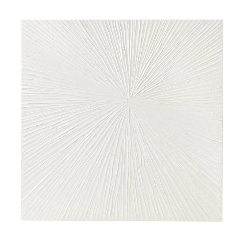Madison Park Signature Sunburst Hand Painted Dimensional Resin Wall Art