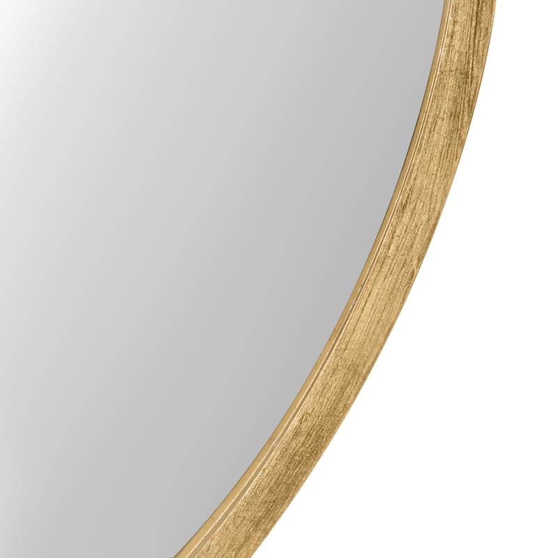 Kate and Laurel Travis 25.6" Round Accent Wall Mirror