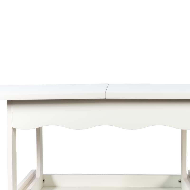 GDF Studio - Jei Modern 3-in-1 Convertible Coffee Table with Storage Cabinet for Living Room