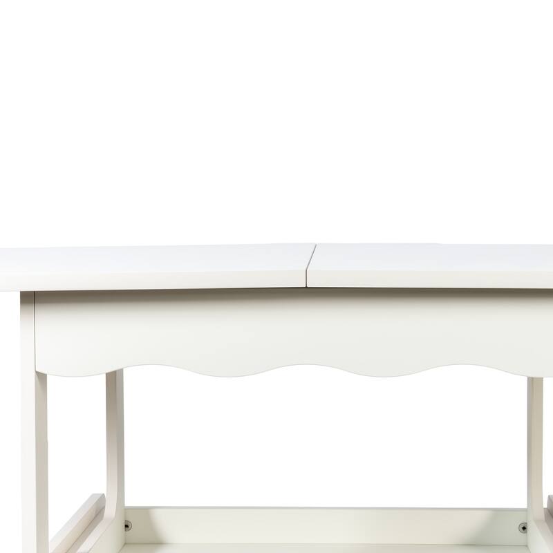 Modern 3 in 1 Transformable Coffee Table with Storage Cabinet and Lift Top, for Living Room and Dining Room