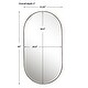 preview thumbnail 3 of 4, Uttermost Lago Oval Gold Mirror - 21.25 W X 40 H X 3 D (in)