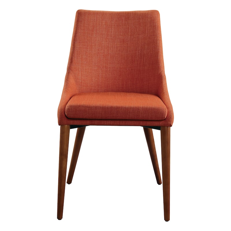 Palmer Mid-Century Modern Fabric Dining Chair in 2 Pack