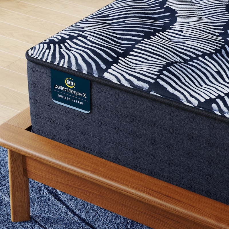 Serta Perfect Sleeper X Excelled 14.25" Hybrid Plush Mattress Set