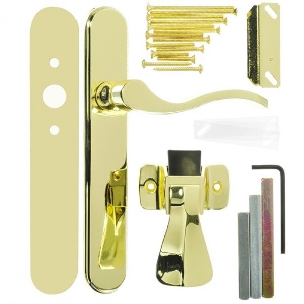 Shop Wright Products Vbg115pb Surface Mounted Storm Door Latch Polished Brass Door Thickness 3 4 To 2 Overstock 25314931