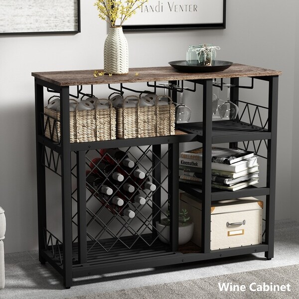 Small standing outlet wine rack