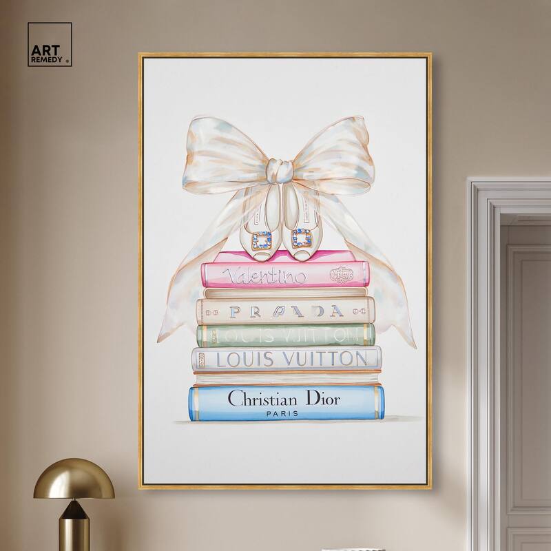 Heel and Luxury Books I Canvas by Art Remedy