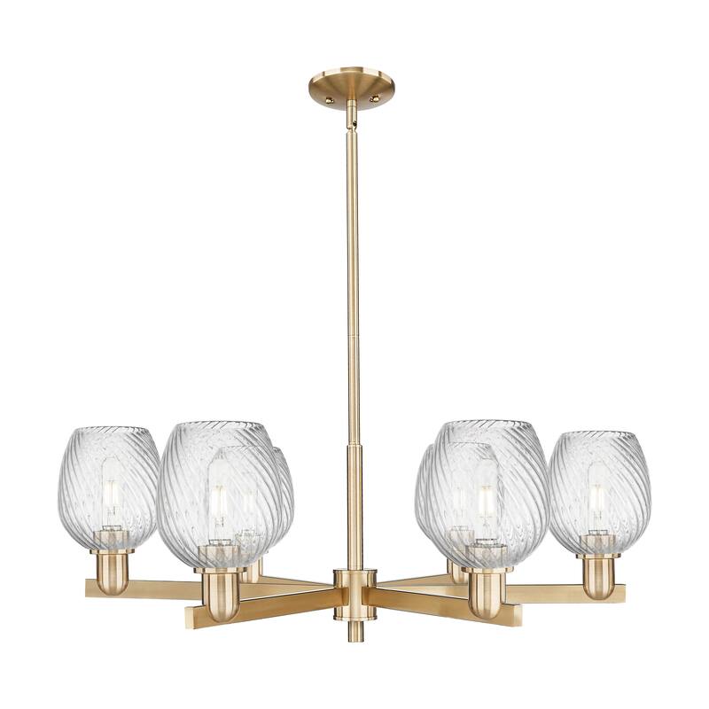 Innovations Lighting Endless Possibilities Arcadia - Salina - 6 Light 36" Stem Hung Chandelier - Champagne Bronze