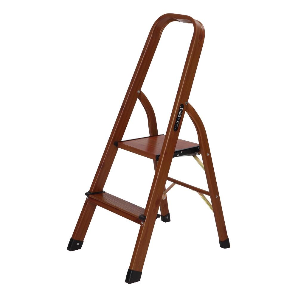 2 Step Aluminum Step Stool with 300 lb. Load Capacity