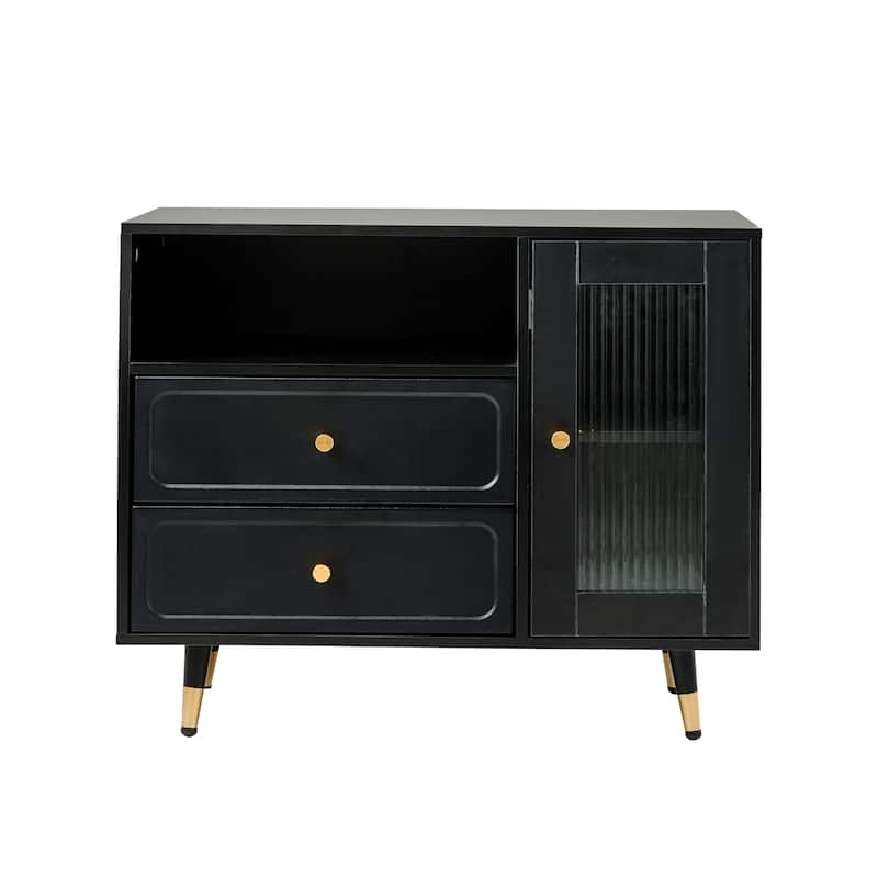 Modern Makeup Vanity Desk with Mirror,Lights and Drawers and Cabinet