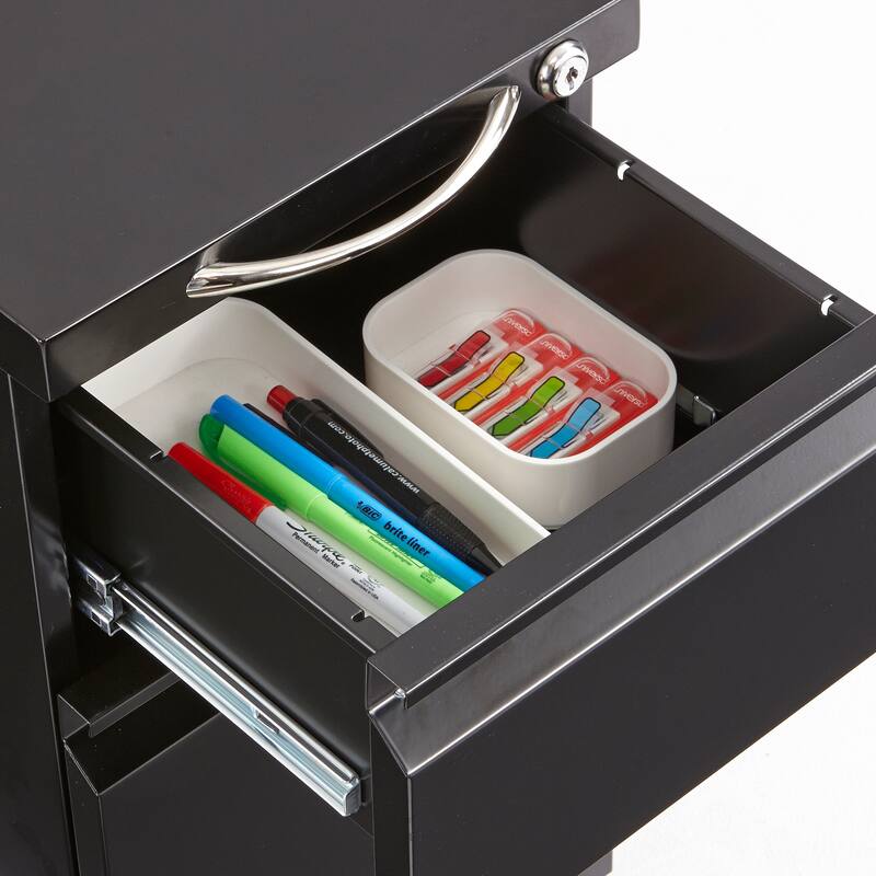 Small Mobile Steel File Storage Pedestal