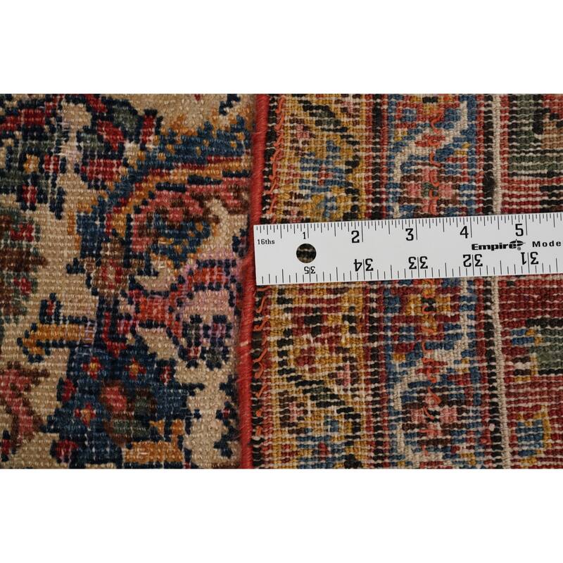 Hand Knotted Oriental 100% Wool Carpet Traditional All-Over Beige & Ivories Sultanabad Area Rug - 17' 2'' X 11' 7''