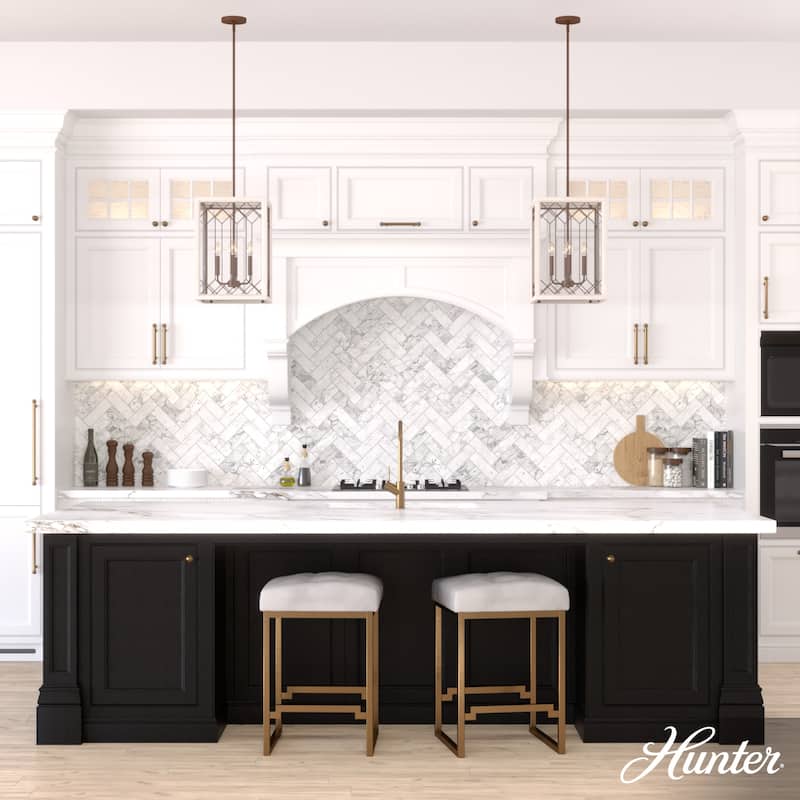 Hunter Chevron Pendant - Kitchen Island, Dining Room, Entry - Farmhouse, Transitional, Rustic