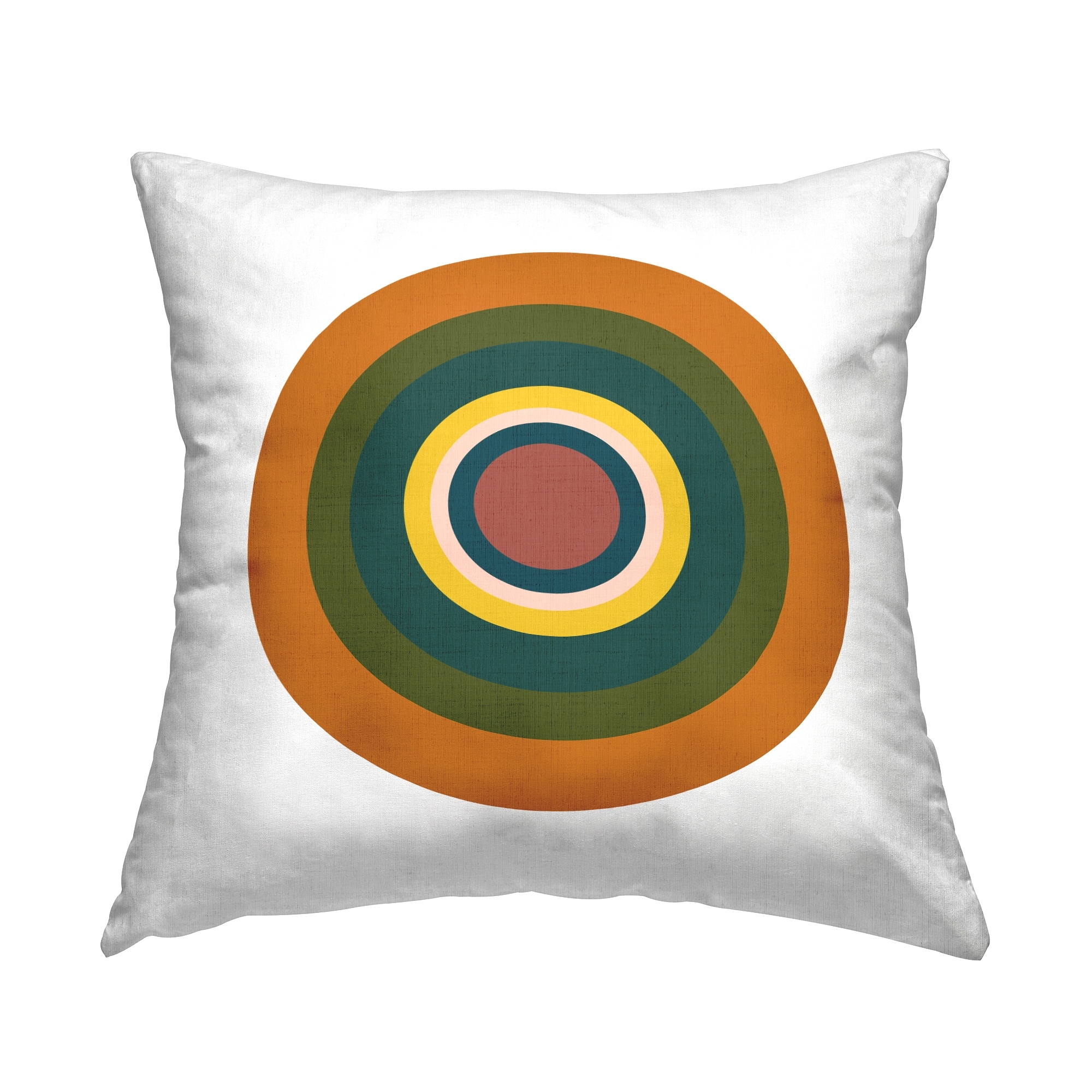 Stupell Earthy Circle Shape Decorative Printed Throw Pillow Design by Jim Schlotzhauer