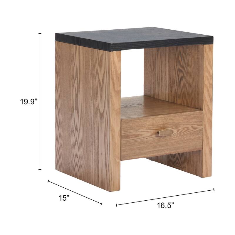 Natt Side Table Black