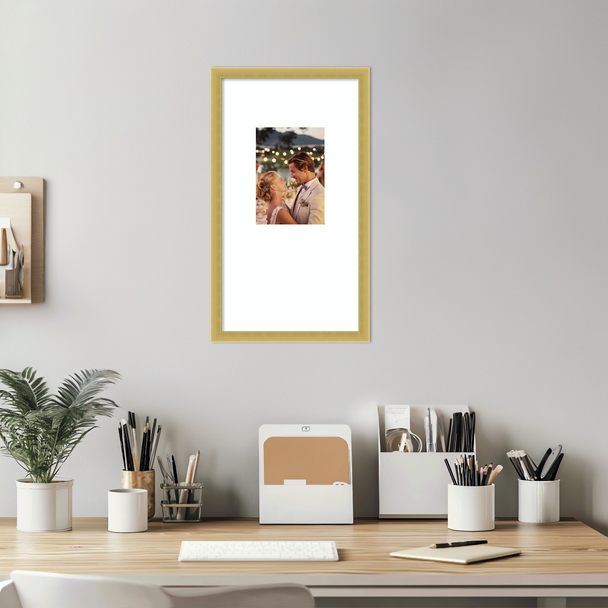 Svelte Clay Grey Framed Picture Frame, Photo Frame - Overstock