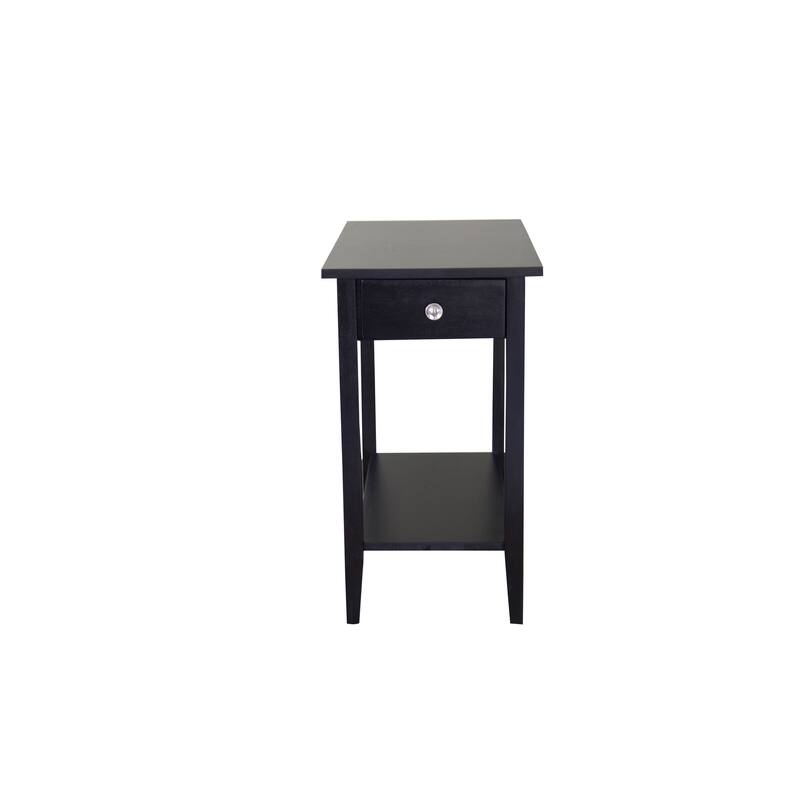 Porch & Den Holly Hill Solid Acacia Recliner End Table