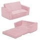 preview thumbnail 2 of 10, Serta Perfect Sleeper Extra Wide Convertible Sofa to Lounger
