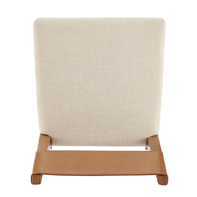 NPD Furniture Kylo Faux Leather/ Linen Dining Side Chair (Set of 2)