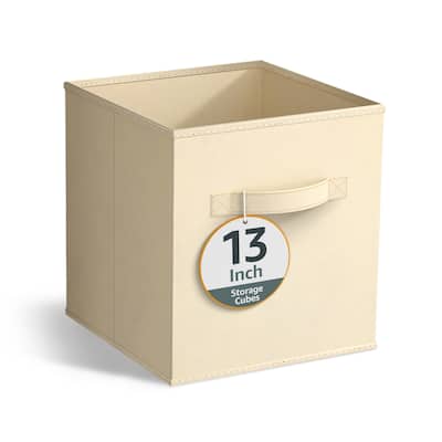 Sorbus 13" Foldable Storage Cube Basket Lightweight Organization Solutions - Single Pack - 13" L x 13" W x 13" H