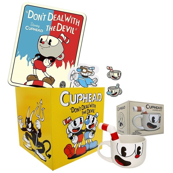 Official CUPHEAD & MUGMAN Plush Throw Blanket 48" x 60 ...