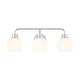 preview thumbnail 21 of 19, Bellevue SHBF93290 3 Light 24" Wide Vanity Light with Opal Glass Chrome