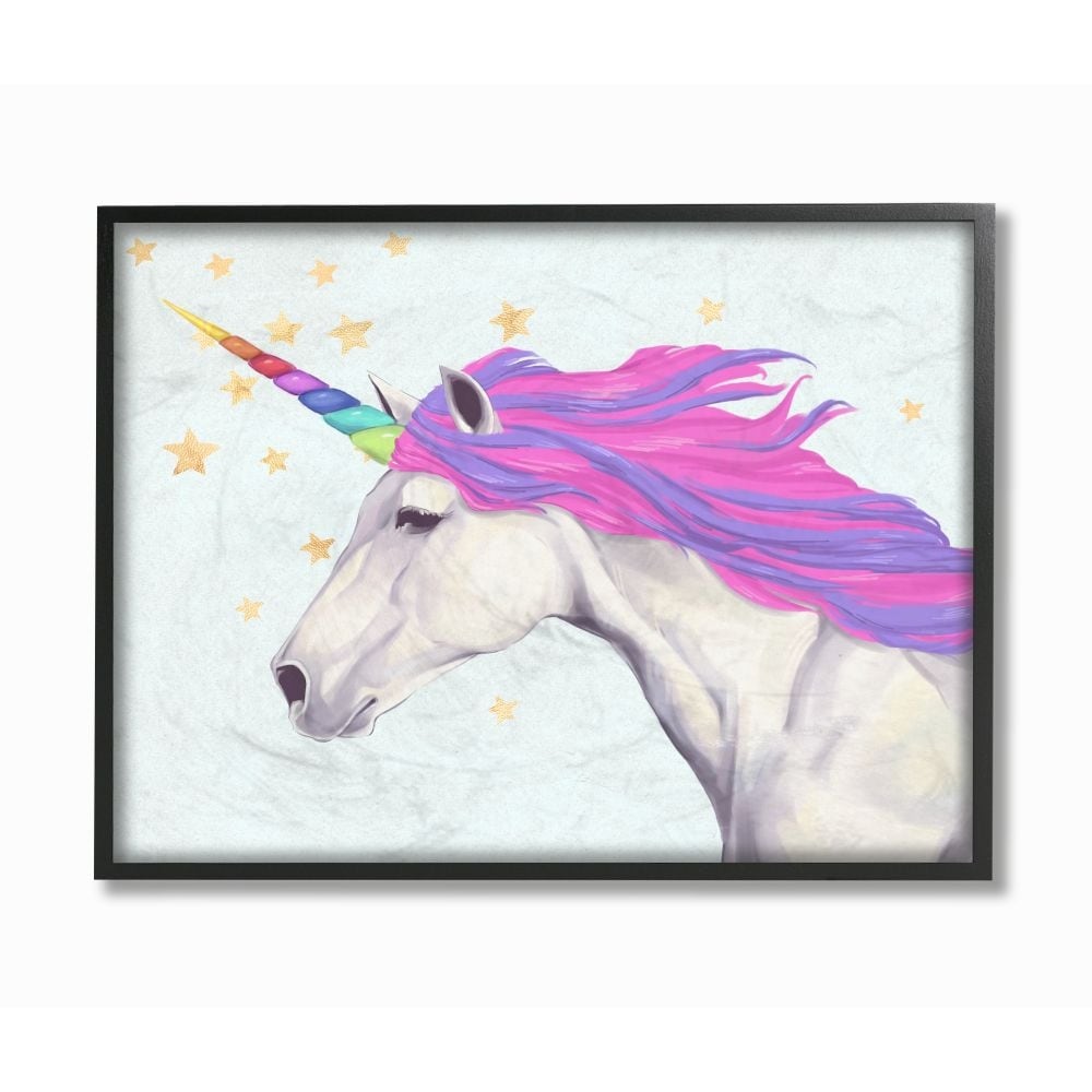 Shop The Kids Room By Stupell Gold Star Rainbow Unicorn Painting