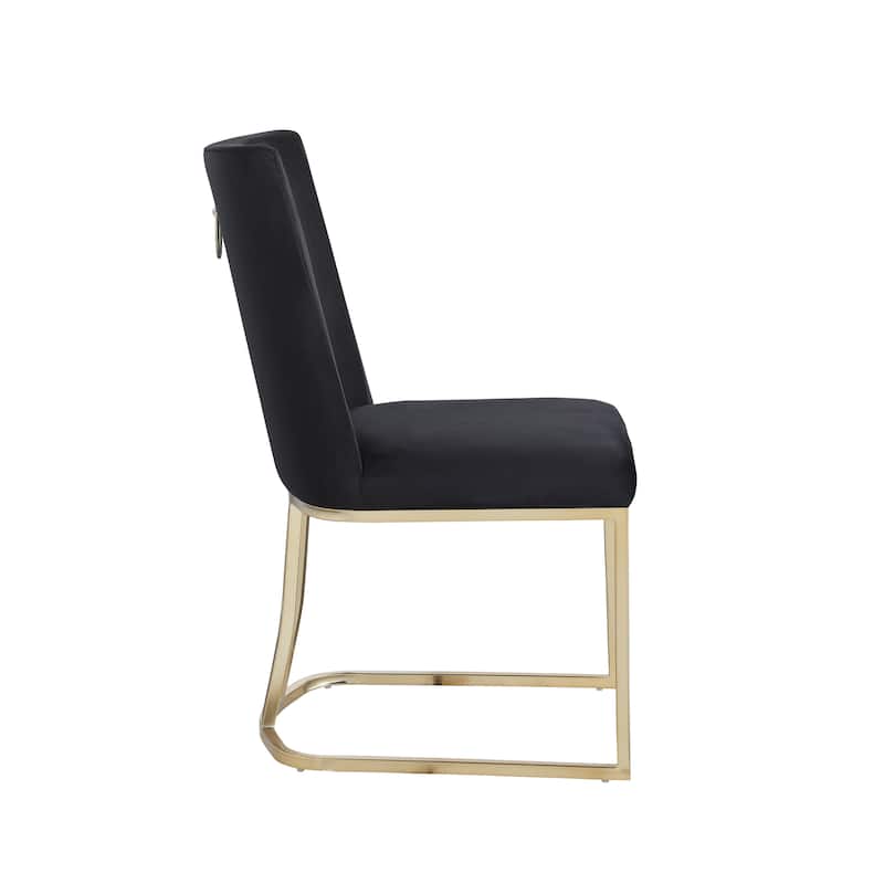 Dining Chairs,Upolstered Side Chair,Durable Material - Black