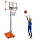 preview thumbnail 14 of 22, Roomfitters Portable Basketball Goal System with Stable Base and Wheels, Adjustable Height 5.6-7ft for Indoor Outdoor
