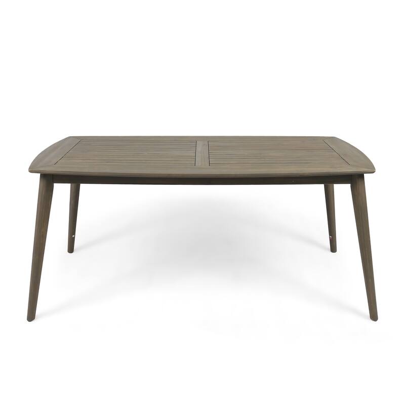 Sunqueen Outdoor Acacia Wood Rectangle Dining Table by Christopher Knight Home - 71.00 x 35.50 x 29.25
