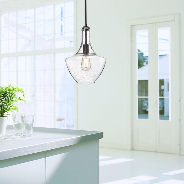Luna antique black clear glass semi flush mount chandelier top