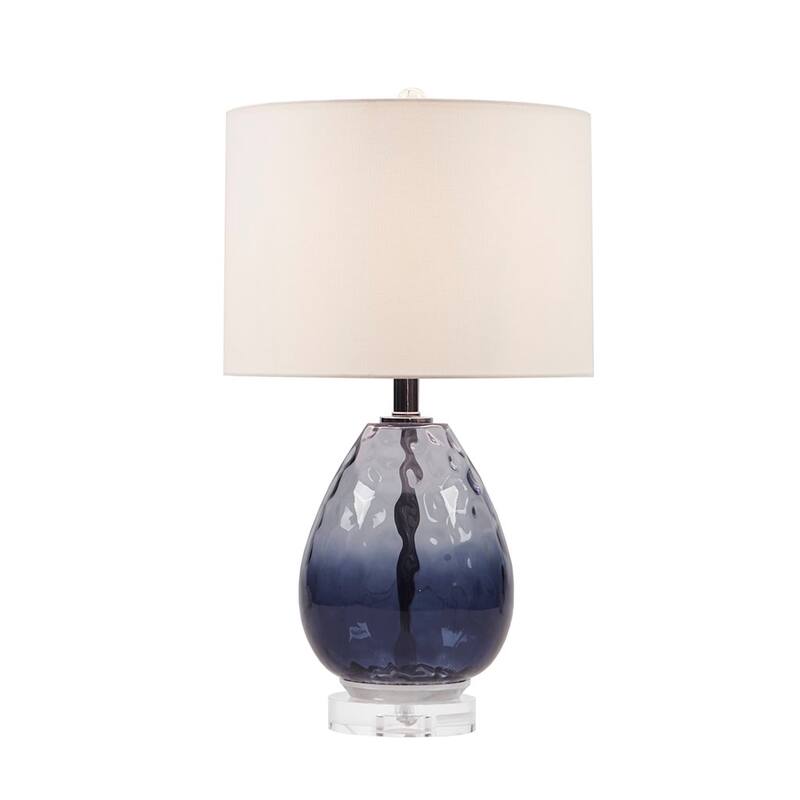 Elegant Glass Table Lamp for Living Room, Bedroom, and Dining Room Decor