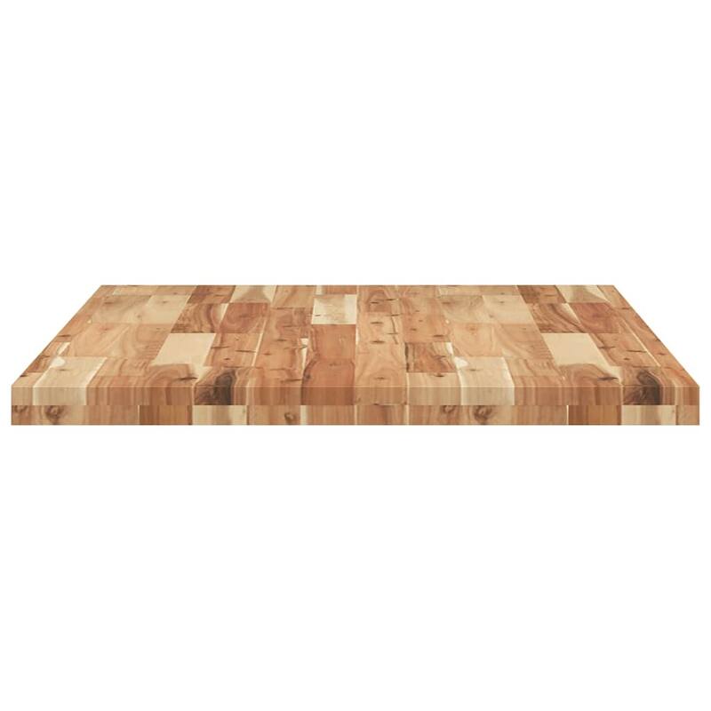 vidaXL Table Top Rectangular 31.5x27.6x1.6" Solid Wood Acacia - 80 x 70 x 4 cm