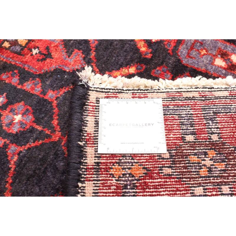 ECARPETGALLERY Hand-knotted Anadol Navy Wool Rug - 3'7 x 11'2