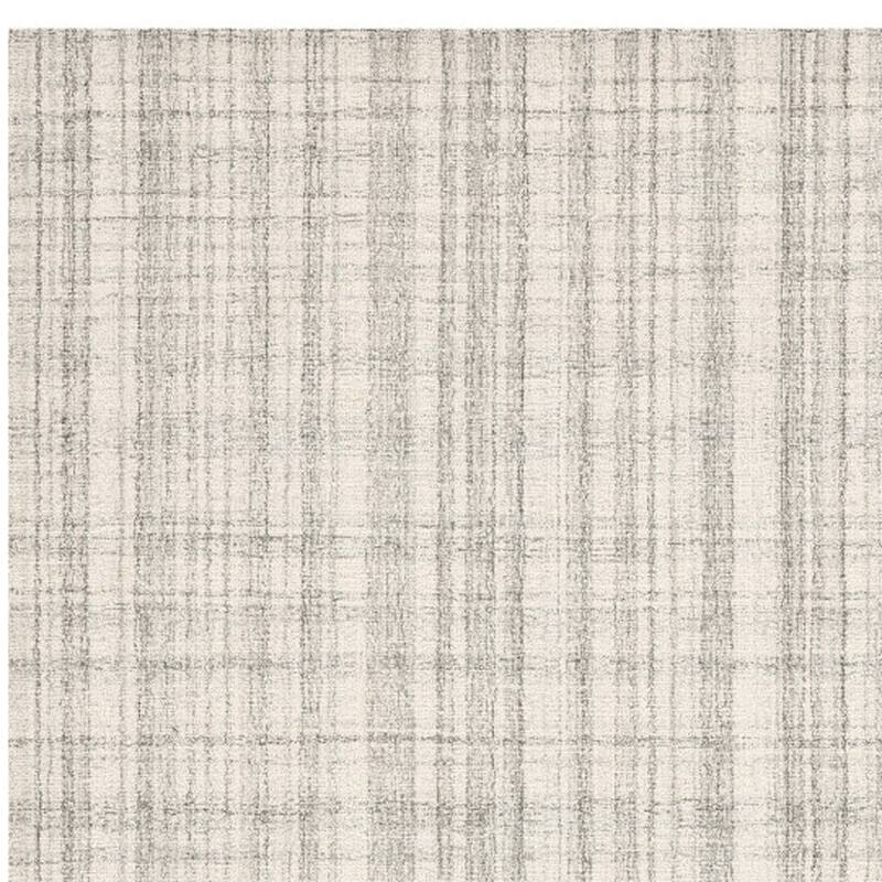 HomeRoots Plaid Transitional Rectangle Area Rug