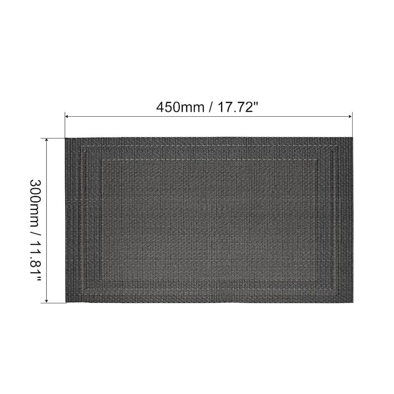 Place Mats, 450x300mm Table Mats Set of 6 PVC Washable Woven Placemat