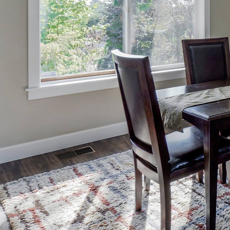 Akicon Stripe Design 4"x12" Floor Register with Trap Net